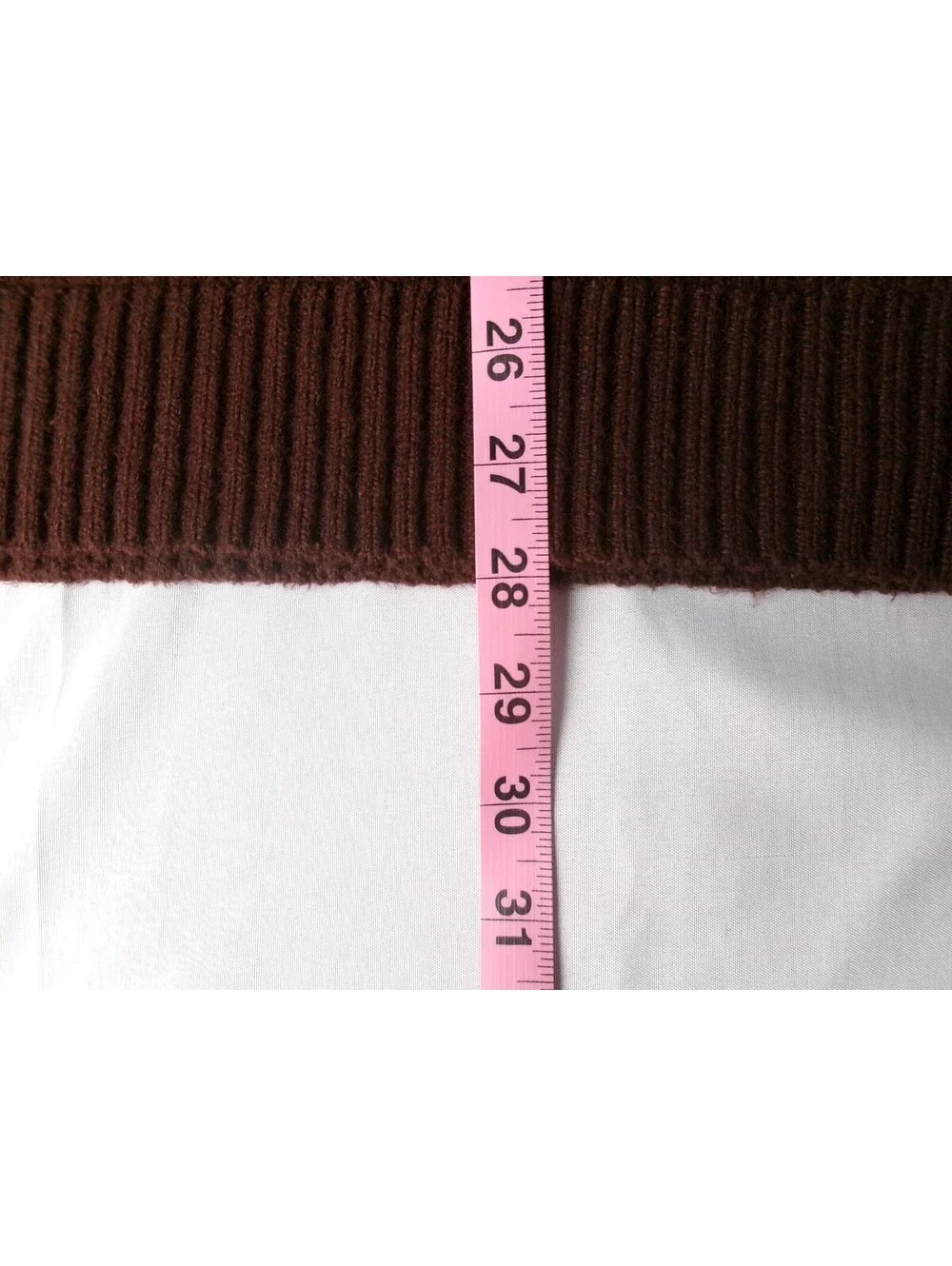 Banana Republic Mens Large Brown Crew Neck Knit Sweater Cotton Blend